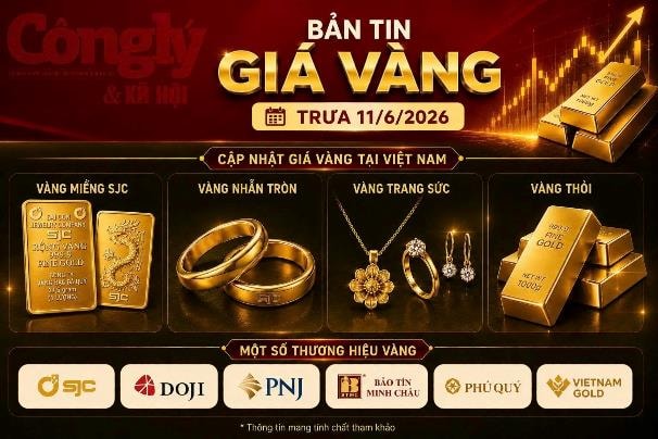 Giá vàng trưa 11/6: SJC giảm sâu, nhà đầu tư toát mồ hôi
