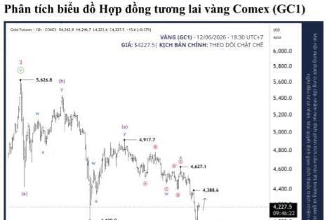 Nhận định và phân tích thị trường vàng ngày 12/6: Giá vàng phục hồi mạnh, thị trường chờ tín hiệu xác nhận xu hướng