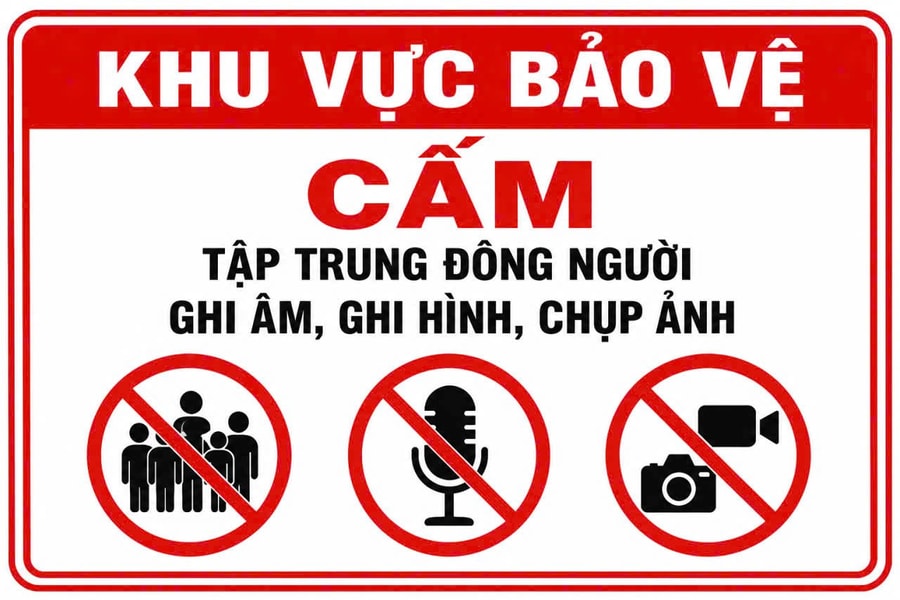 Cà Mau cấm ghi âm, ghi hình, chụp ảnh tại địa điểm nào?