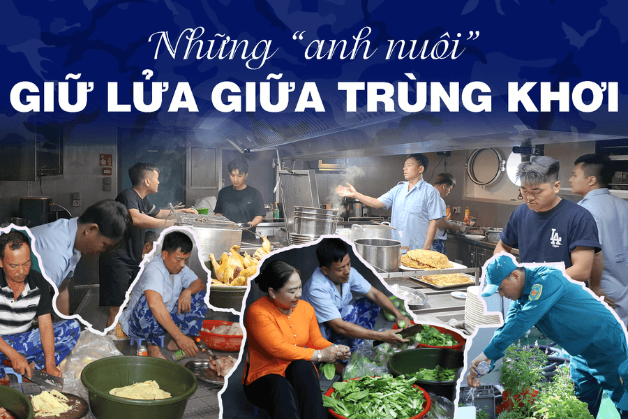 Những “anh nuôi” giữ lửa giữa trùng khơi - Kỳ 2: Từ chiến lược rau xanh đến bài toán giữ ngọt, giữ tươi khép kín giữa đại dương
