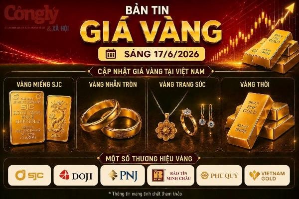 Giá vàng sáng 17/6: Vàng miếng SJC lên 151,5 triệu đồng/lượng
