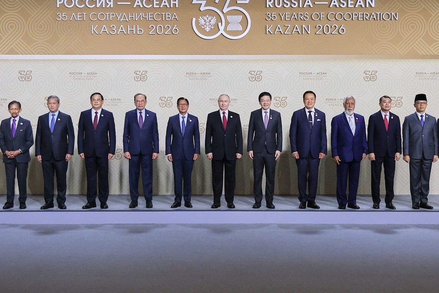 Thủ tướng Lê Minh Hưng dự phiên toàn thể Hội nghị Cấp cao Kỷ niệm 35 năm quan hệ ASEAN - Nga