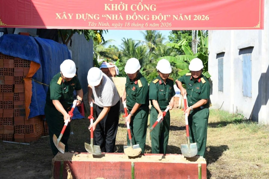 Khởi công xây dựng 3 căn “Nhà đồng đội” ở Tây Ninh