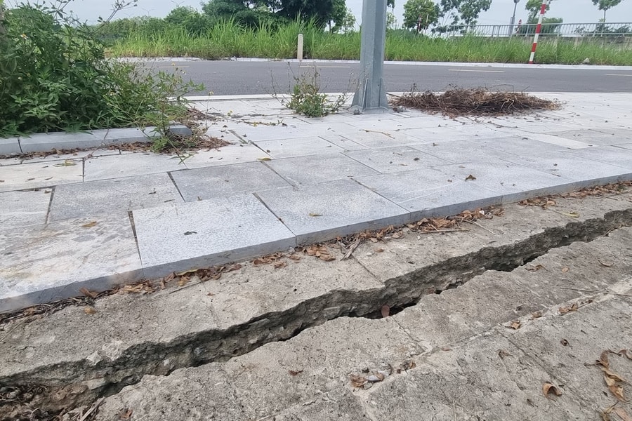 Tam Dương (Phú Thọ): Thêm nhiều hạng mục thi công không đảm bảo tại Công viên, quảng trường hơn 43 tỷ đồng
