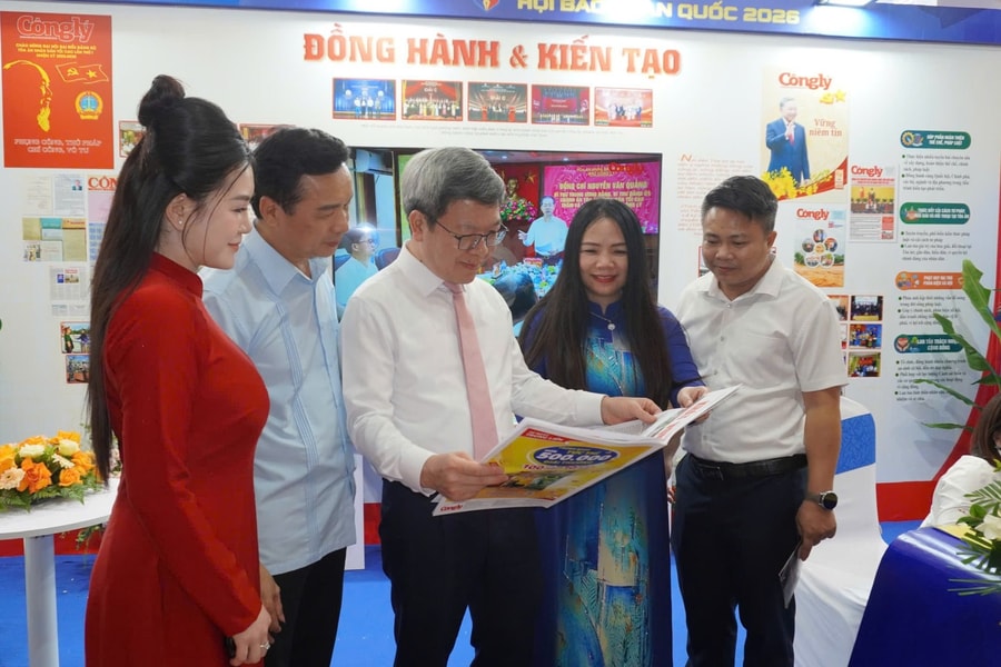 Báo Công lý mang thông điệp “Đồng hành và kiến tạo” đến Hội Báo toàn quốc 2026