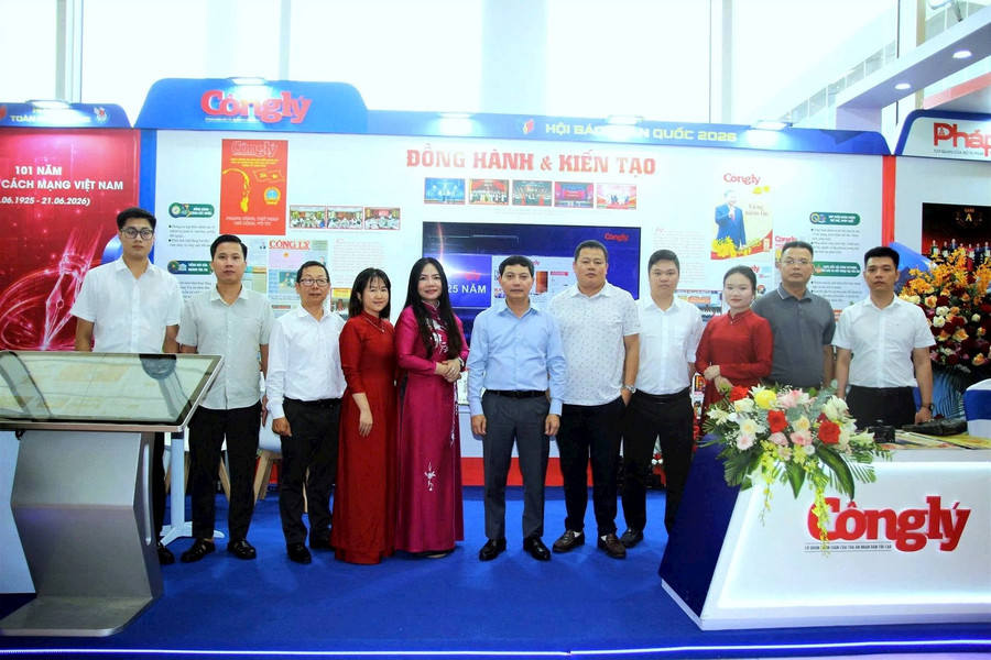 Báo Công lý được trao Giải B "Gian trưng bày ấn tượng đặc sắc”