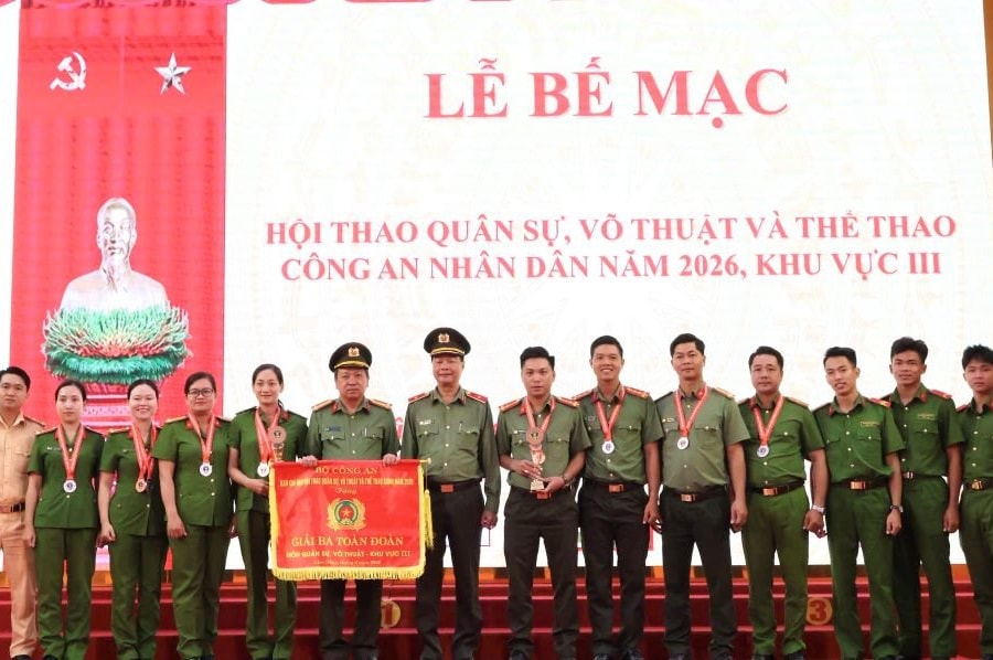 Công an TP Cần Thơ đạt giải Ba toàn đoàn tại Hội thao Quân sự, võ thuật CAND