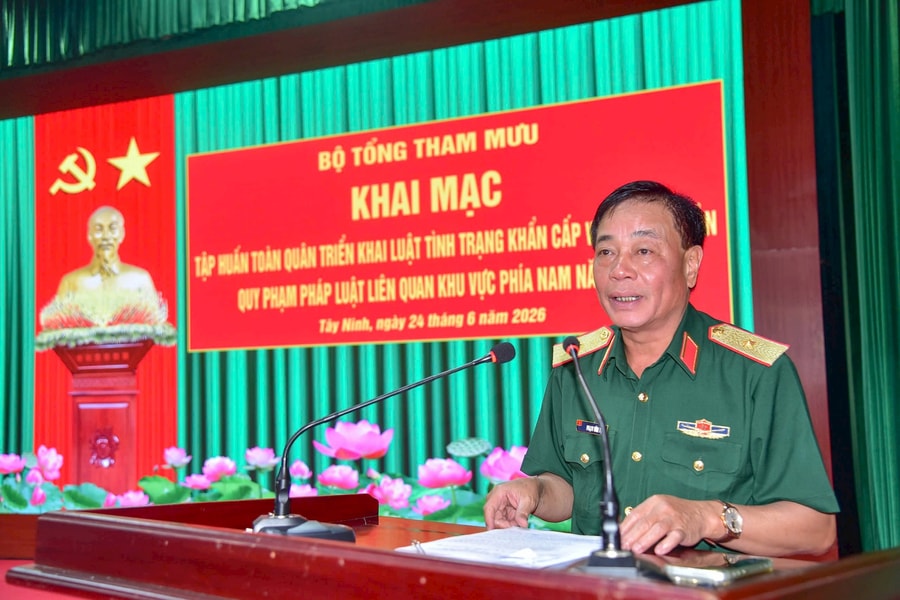 Chủ động ứng phó tình trạng khẩn cấp trước yêu cầu nhiệm vụ bảo vệ Tổ quốc
