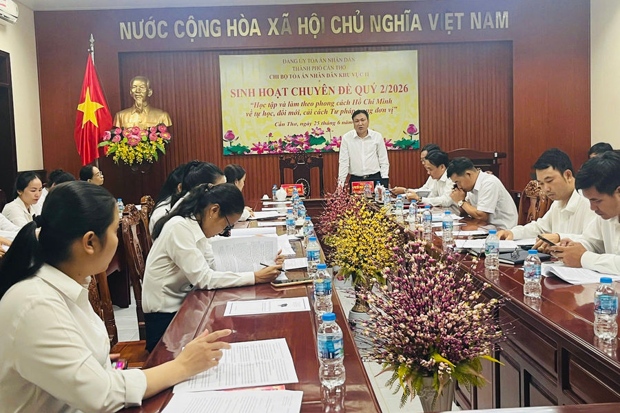 TAND khu vực 11- Cần Thơ phát huy tinh thần chủ động, sáng tạo trong công việc