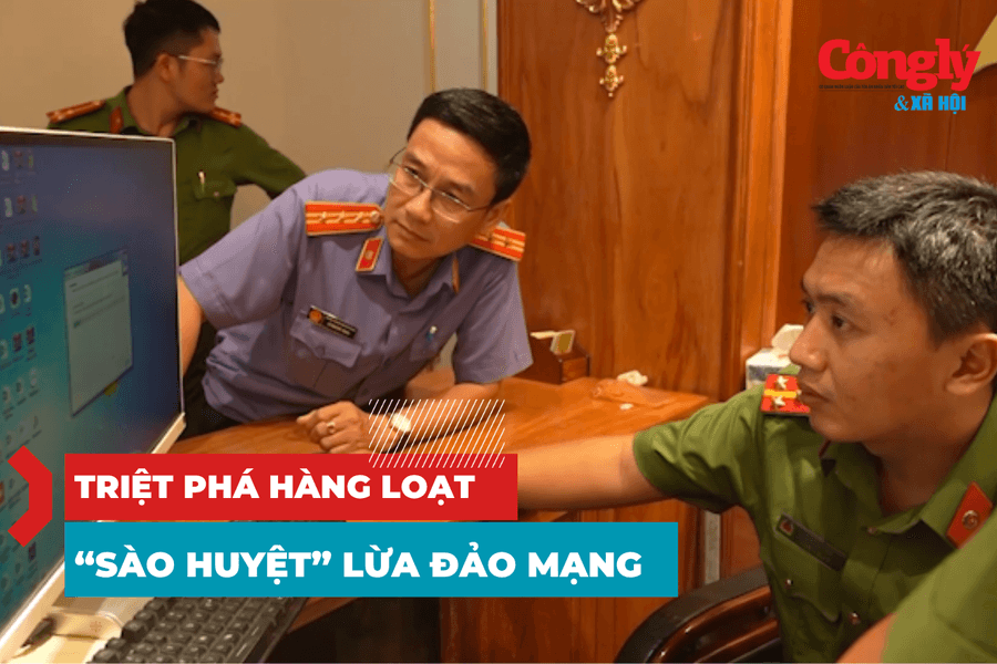 Triệt phá hàng loạt “sào huyệt” lừa đảo mạng, khởi tố 26 đối tượng tiếp tay