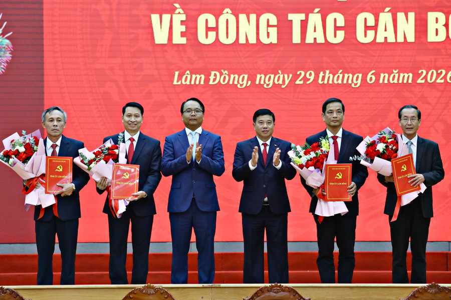 Lâm Đồng: Điều động, bổ nhiệm nhiều nhân sự chủ chốt