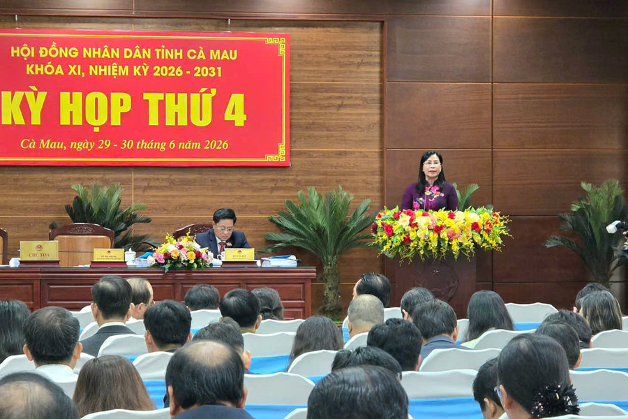 Kỳ họp thứ 4 HĐND tỉnh Cà Mau thông qua nhiều nghị quyết quan trọng