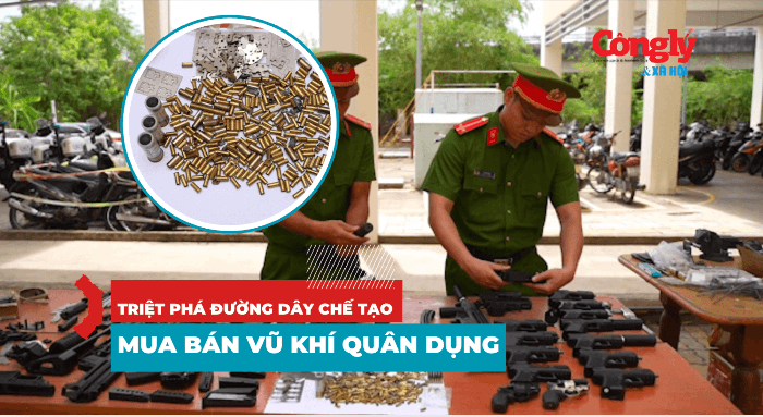 Vũ khí quân dụng được chế tạo, mua bán ra sao trên mạng?
