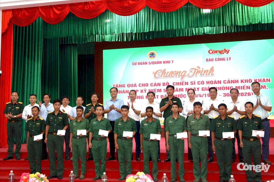 Báo Công lý - Quân khu 7: Lan tỏa pháp luật, gắn kết nghĩa tình quân - dân