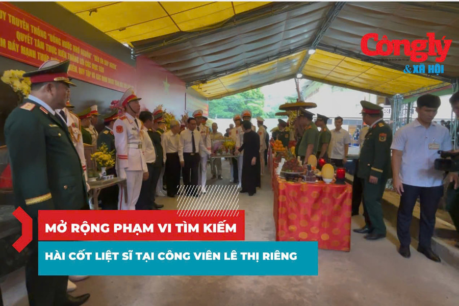 Mở rộng phạm vi tìm kiếm hài cốt liệt sĩ tại Công viên Lê Thị Riêng