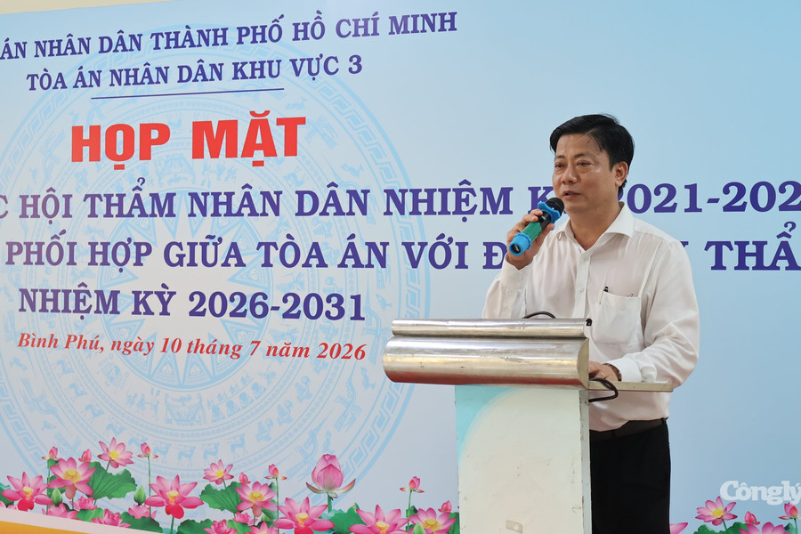 TAND khu vực 3 - TP.HCM ký kết Quy chế phối hợp với Đoàn HTND