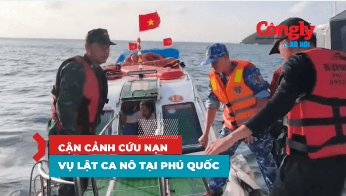 BTL Vùng Cảnh sát biển 4 cứu nạn vụ lật ca nô tại Phú Quốc
