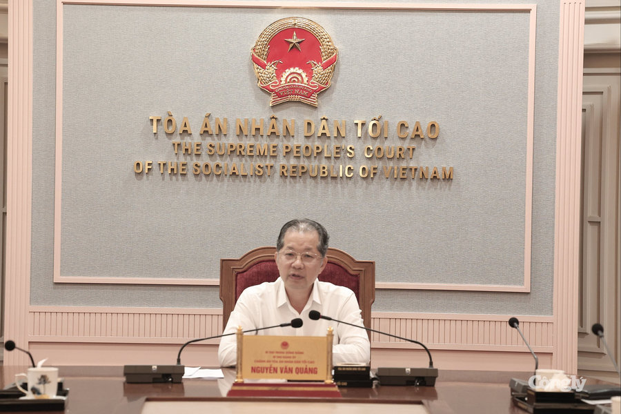 Chánh án TANDTC cho ý kiến về việc xây dựng nền tảng phân giao nhiệm vụ và đánh giá, xếp loại công chức, viên chức