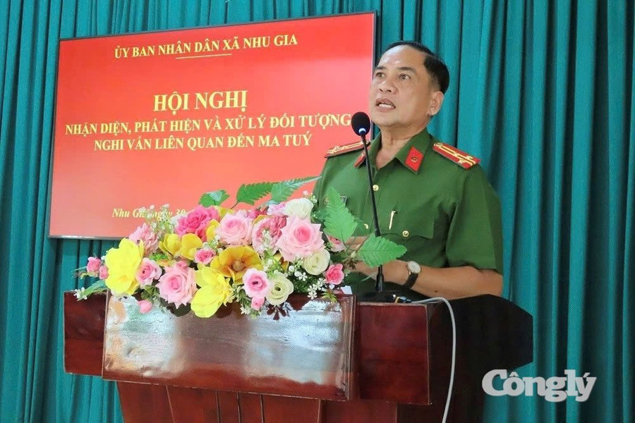 Công an xã Nhu Gia quyết liệt đấu tranh với tội phạm ma
