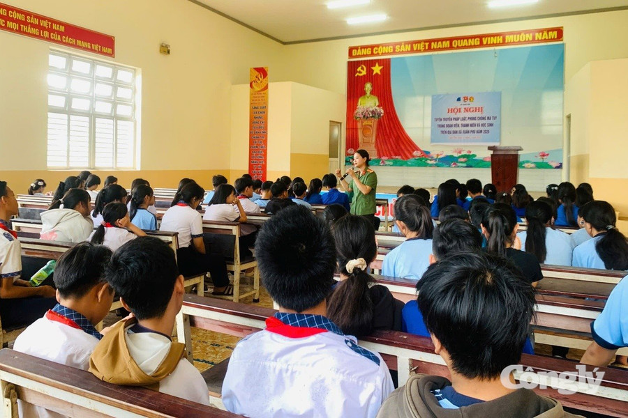 Đồng Nai: Công an xã Xuân Phú tuyên truyền pháp luật, phòng, chống ma túy