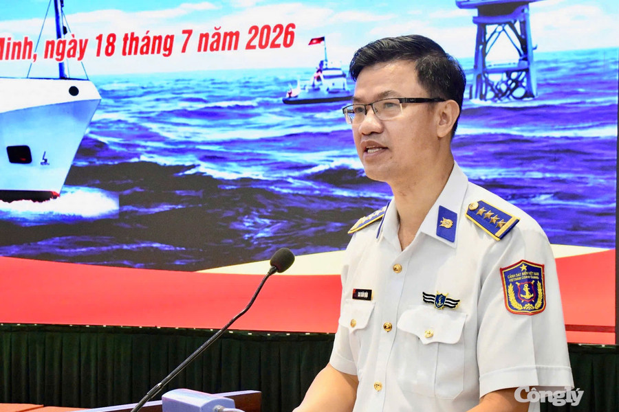 Thắt chặt tình đoàn kết giữa Vùng Cảnh sát biển 3 và Trung tâm Dịch vụ Logistics Tân Cảng