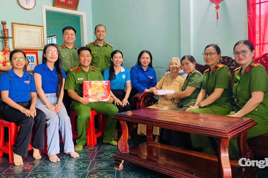 Chuỗi hoạt động tri ân ý nghĩa của tuổi trẻ Công an TP Cần Thơ