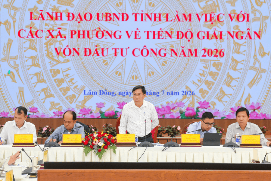 Lâm Đồng: Bảo đảm hoàn thành mục tiêu giải ngân vốn đầu tư công theo kế hoạch