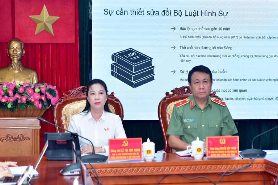 Tuyên Quang góp ý 3 dự án luật, nghị quyết do Bộ Công an chủ trì soạn thảo