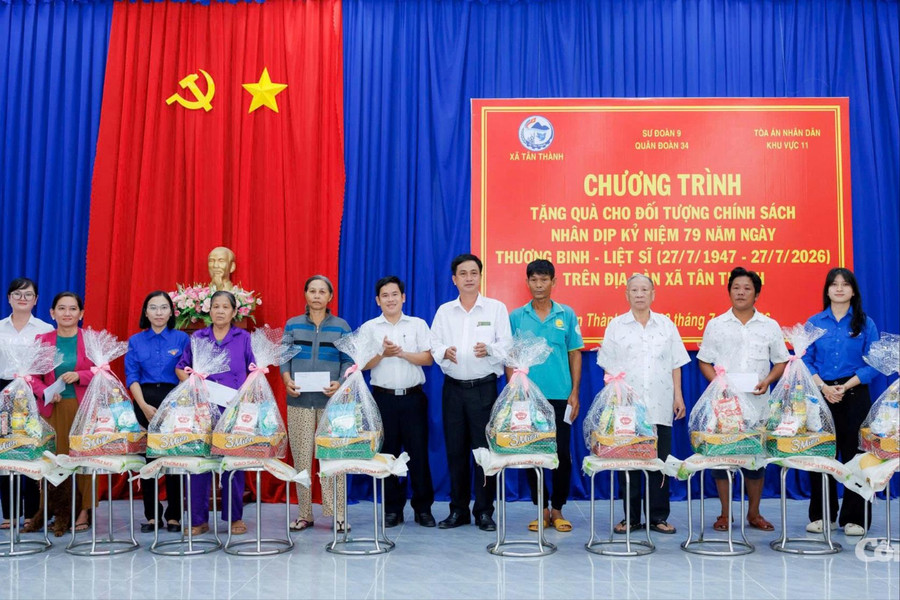TAND khu vực 11 - Tây Ninh tri ân gia đình chính sách