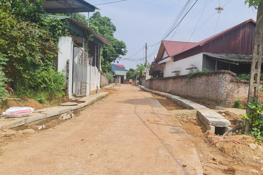 Phù Ninh (Phú Thọ): Nhà thầu Châu Phong thi công cải tạo, nâng cấp đường ra sao?