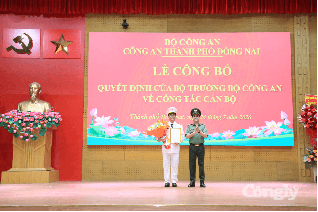 TP Đồng Nai có tân Phó Giám đốc Công an