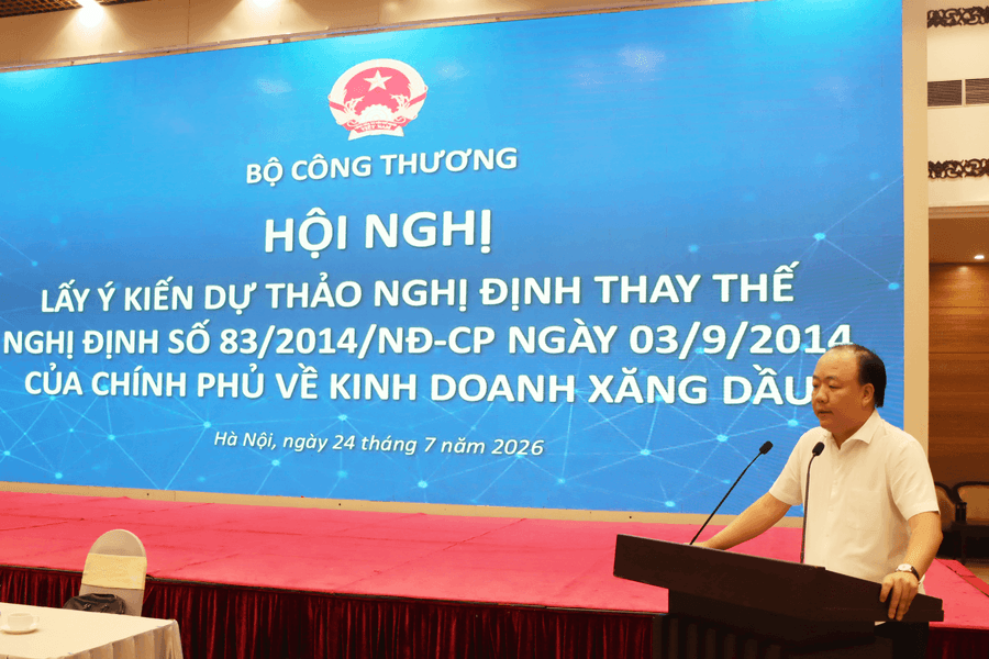 Bộ Công Thương lấy ý kiến về Dự thảo Nghị định kinh doanh xăng dầu