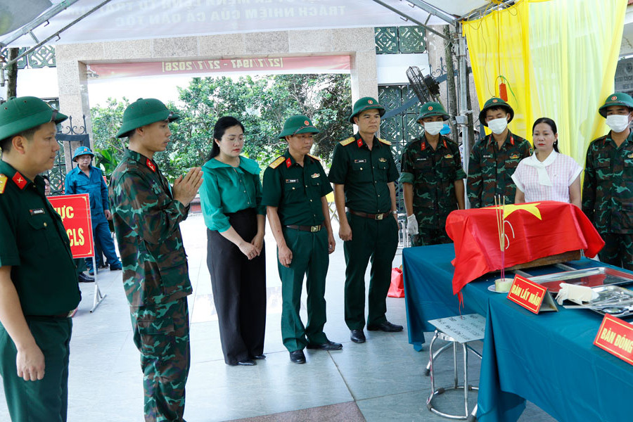 Bắc Ninh: Khẩn trương, quyết liệt lấy mẫu ADN liệt sĩ chưa có thông tin