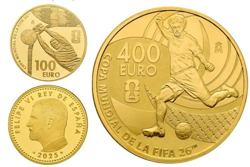 Tây Ban Nha phát hành đồng xu tôn vinh chức vô địch World Cup 2026