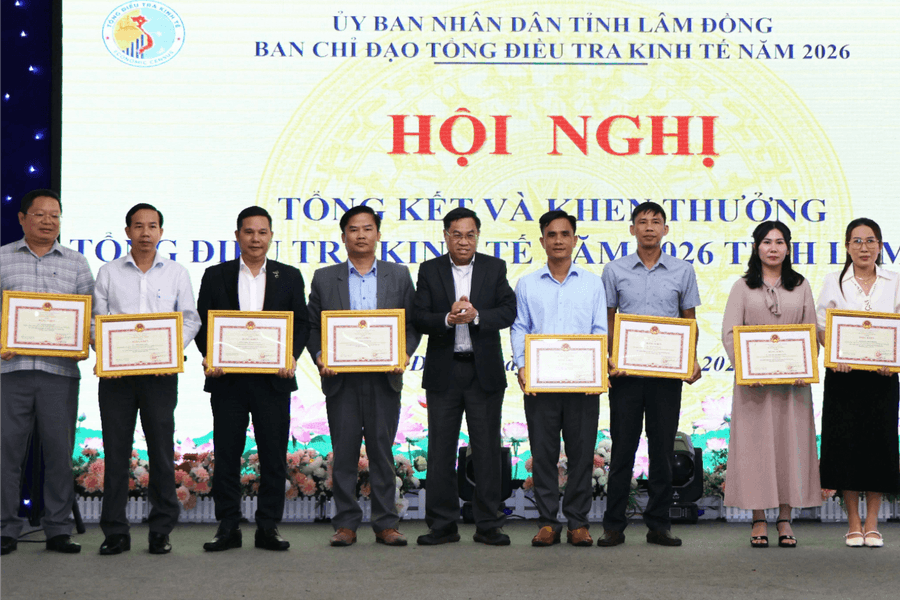 Lâm Đồng hoàn thành Tổng điều tra kinh tế năm 2026