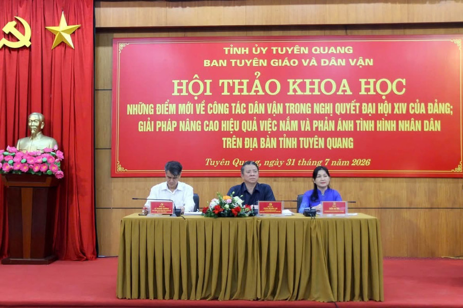 Tuyên Quang đổi mới công tác dân vận theo Nghị quyết Đại hội XIV