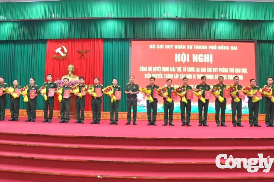 Đồng Nai thành lập đơn vị thuộc Bộ Chỉ huy Quân sự