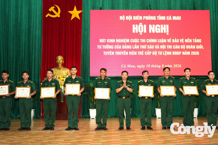BĐBP Cà Mau đạt nhiều kết quả nổi bật tại Cuộc thi chính luận năm 2026