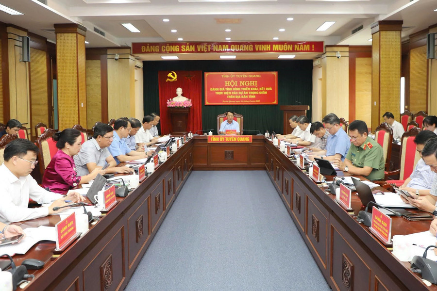 Bí thư Tỉnh ủy Tuyên Quang yêu cầu đẩy nhanh tiến độ các dự án trọng điểm