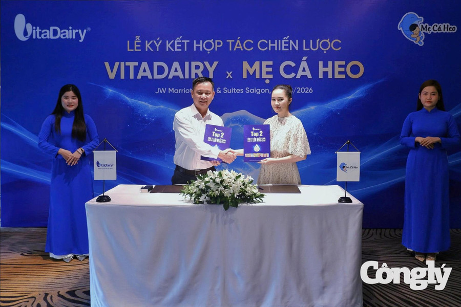 VitaDairy và Mẹ Cá Heo ký kết hợp tác chiến lược