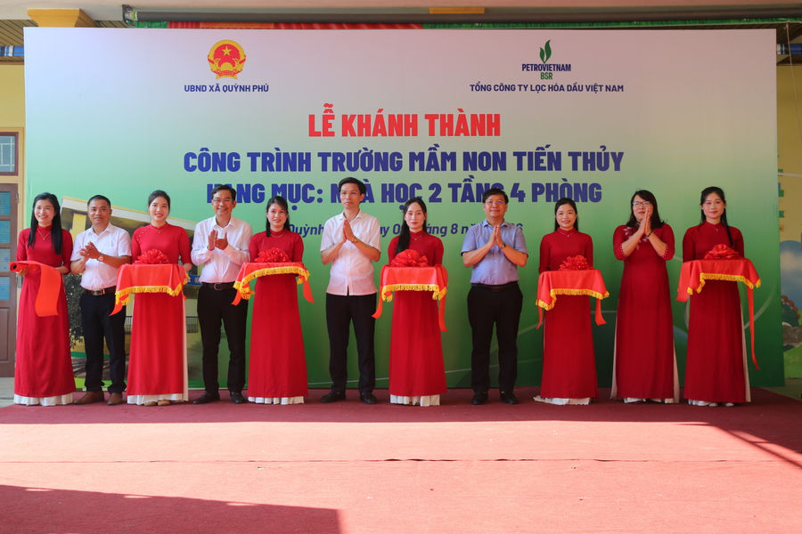 BSR hỗ trợ xây dựng trường học, tri ân người có công tại Nghệ An