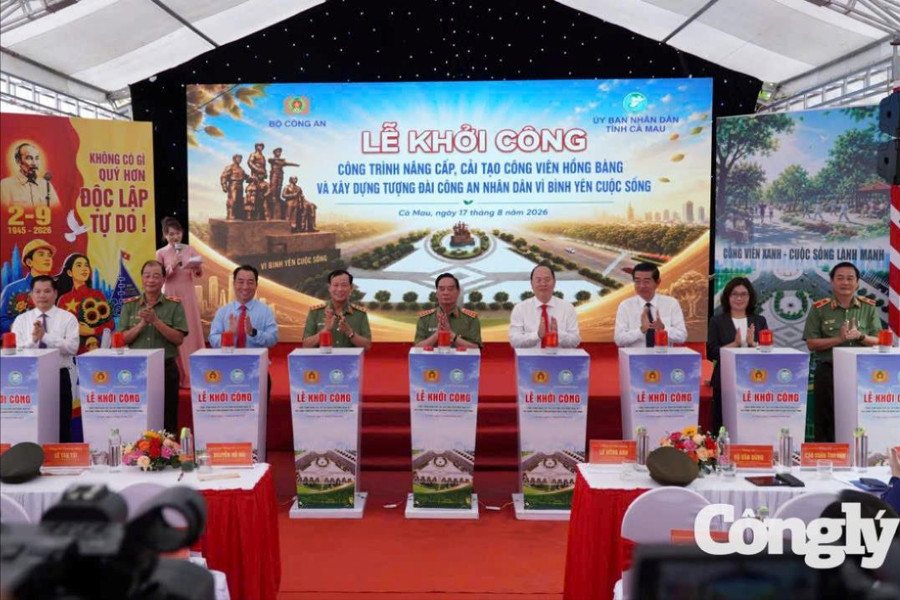 Khởi công công trình mang dấu ấn đặc biệt của Bộ Công an tại Cà Mau