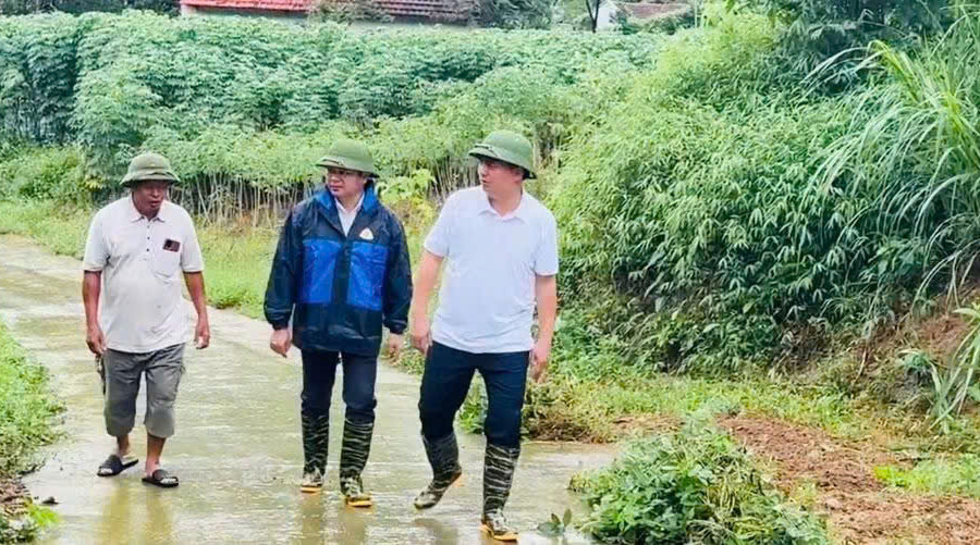 Thái Hòa, Phú Thọ: Chủ động sớm phương án ứng phó mưa lũ