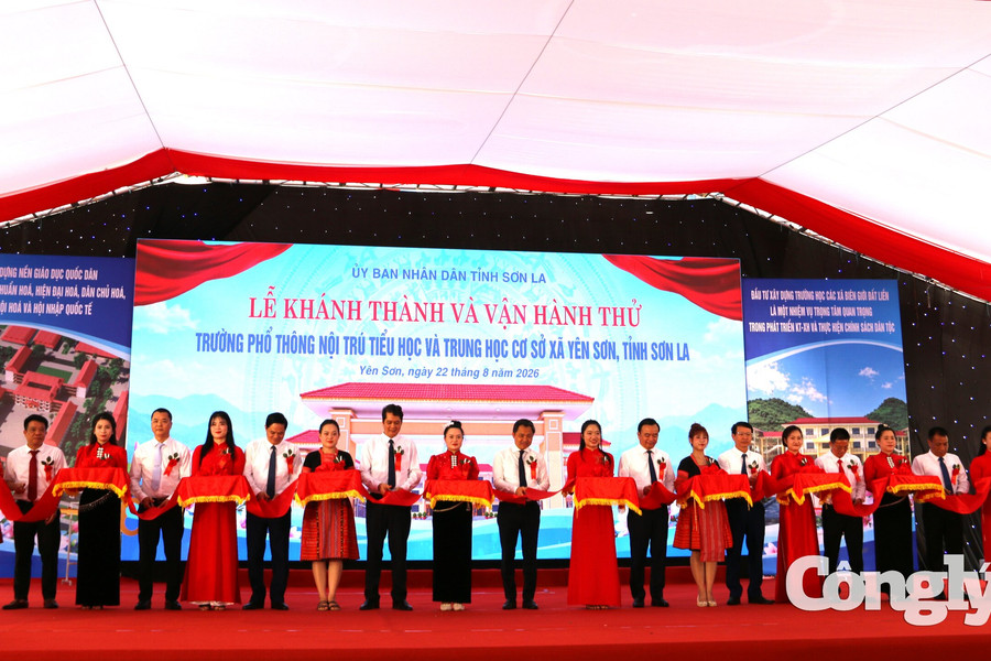 Khánh thành 2 trường nội trú vùng biên tỉnh Sơn La