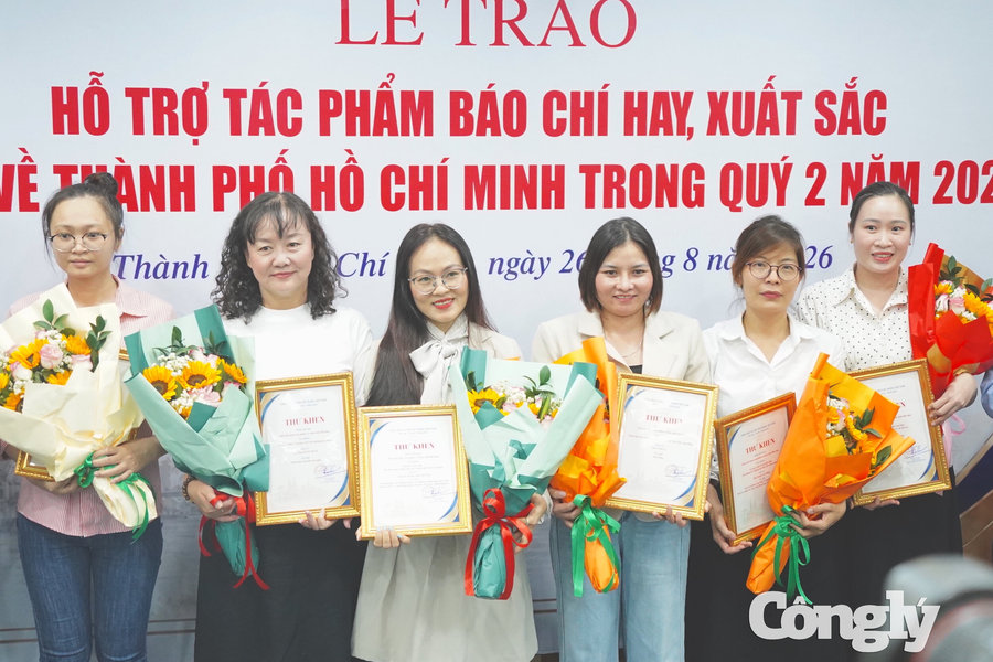Báo Công lý có 2 tác phẩm báo chí hay, xuất sắc viết về TP.HCM