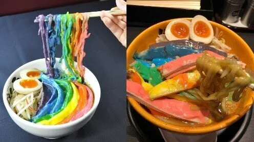 Mì ramen cầu vồng: Khi món ăn Nhật Bản khoác lên diện mạo rực rỡ