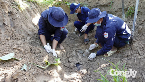 An Giang: Đội K92 quy tập được 63 hài cốt liệt sĩ tại xã Kiên Lương