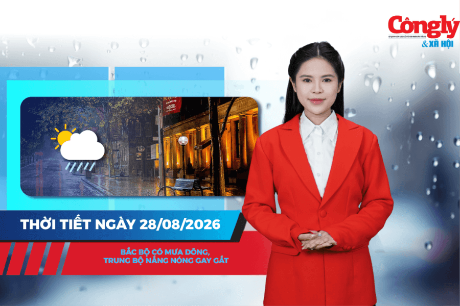 Thời tiết ngày 28/8: Bắc Bộ có mưa dông, Trung Bộ nắng nóng gay gắt