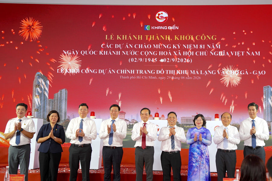 TP.HCM khánh thành, khởi công 11 công trình, dự án
