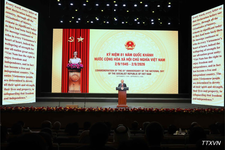 Kỷ niệm trọng thể 81 năm Quốc khánh nước Cộng hòa xã hội chủ nghĩa Việt Nam